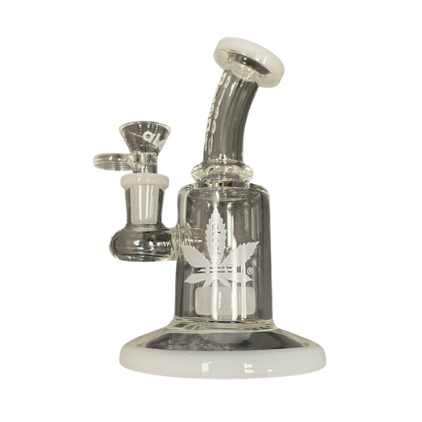 AL WP Mini Rig Single Circ Perc 6" / White